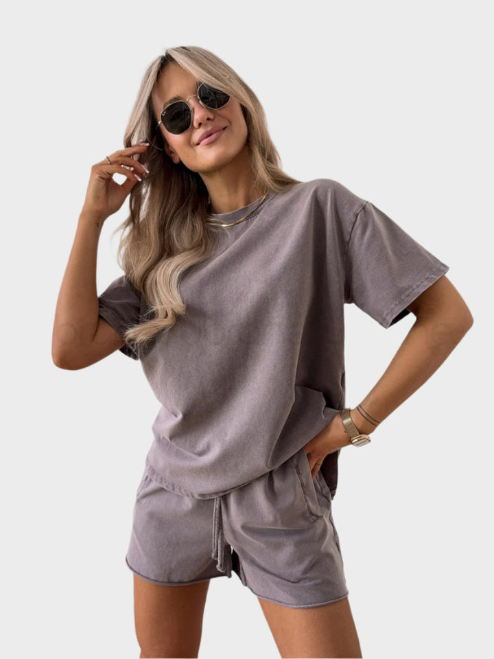 Latiaran | Casual T-shirt and Jogger Pants Set