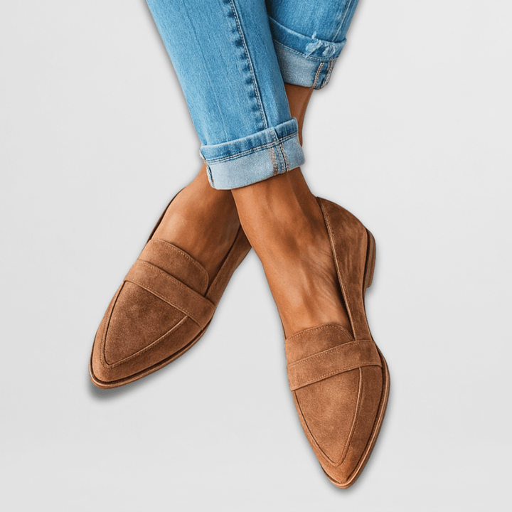 Dervla | Soft Suede Orthopaedic Slippers