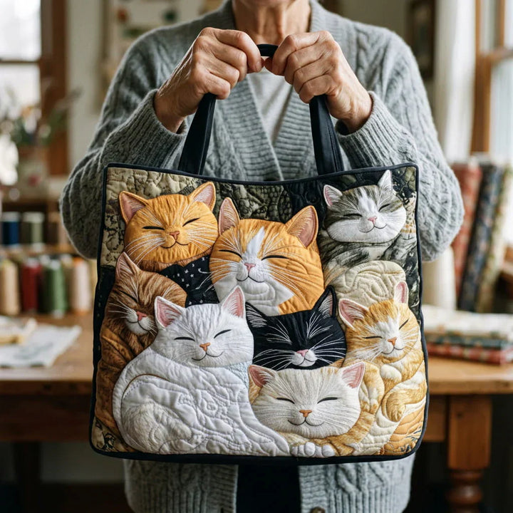 Sac Artisanal Matelassé - Alvó Macskák